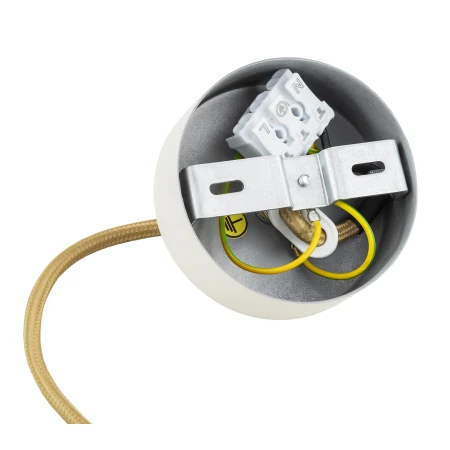 Lampa wisząca ALMIROS 8451 kula alabastrowa biała - Argon