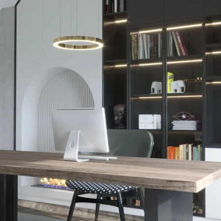 Żyrandol Aurum S 1xLED złoty PL0116-50 - Yaskr