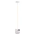 Lampa wisząca ALMIROS 8451 kula alabastrowa biała - Argon