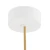 Lampa wisząca ALMIROS 8451 kula alabastrowa biała - Argon