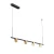Lampa Wisząca Slide Long 1xLED szczotkowany mosiądz PL0124-BS - Yaskr