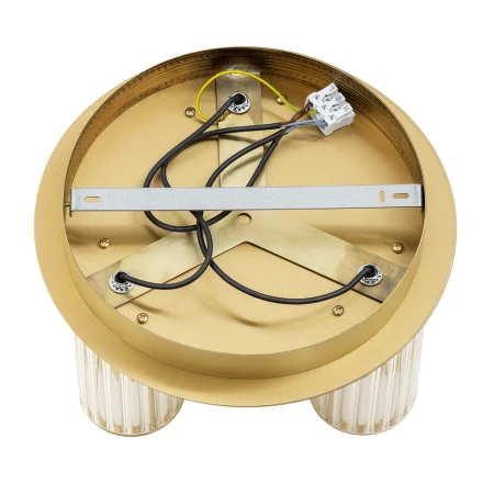 Lampa sufitowa plafon HAMPTON 6304 szkło z mosiądzem - Argon
