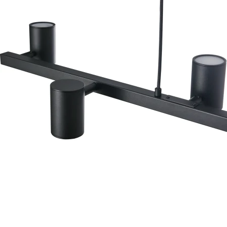 Lampa Wisząca Noe Long 6xGU10 czarna PL0111-BK - Yaskr