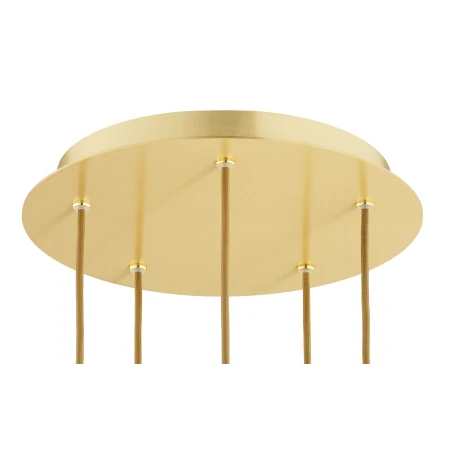 Lampa wisząca żyrandol PALOMA 2185 dymione kule i złoto - Argon