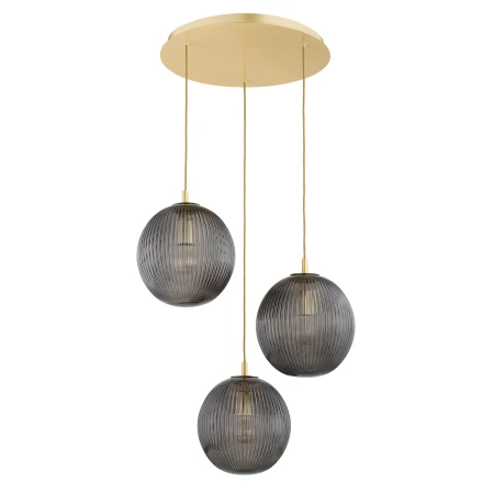 Lampa wisząca kule ryflowane PALOMA 6309 dymiona - Argon