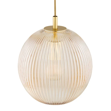 Lampa wisząca kule ryflowane PALOMA 6311 miodowa - Argon