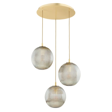 Lampa wisząca kule ryflowane PALOMA 6312 lister - Argon