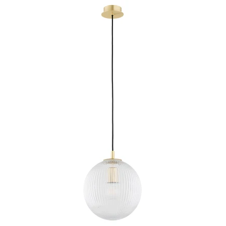 Lampa wisząca PALOMA 8517 przezroczyste szkło i złoto - Argon