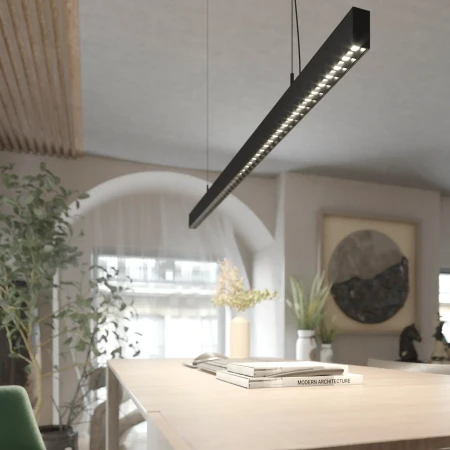 Lampa Wisząca Sigi I LED czarna PL0126-BK - Yaskr