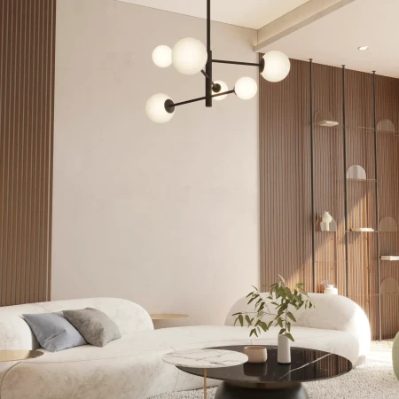 Lampa Sufitowa Bolti 6xG9 czarna PLC0103-BK - Yaskr
