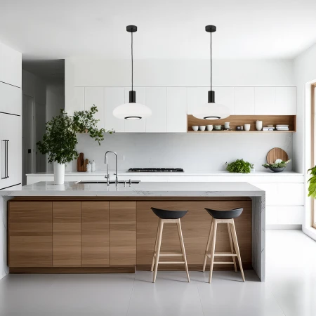 Lampa wisząca szklany klosz SAGUNTO PLUS 8565 biel i czerń - Argon