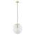 Lampa wisząca szklana kula EVANS  8577 - Argon