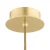 Lampa wisząca tuba HAMPTON 8489 szkło ryflowane i złoto - Argon