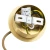Lampa wisząca tuba HAMPTON 8489 szkło ryflowane i złoto - Argon