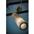 Lampa wisząca tuba HAMPTON 8489 szkło ryflowane i złoto - Argon