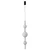 Lampa Wisząca łazienkowa Bolti IP44 LED czarna PL0109-3 - Yaskr