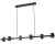 Lampa Wisząca Noe Long 6xGU10 czarna PL0111-BK - Yaskr