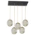 Lampa wisząca szklane kule ryflowane PALOMA 2189 lister - Argon
