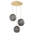 Lampa wisząca kule ryflowane PALOMA 6309 dymiona - Argon
