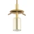 Lampa wisząca kule ryflowane PALOMA 6306 złota - Argon