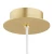 Lampa wisząca szklana kula PALOMA 8507 biel i złoto - Argon