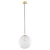 Lampa wisząca PALOMA 8517 przezroczyste szkło i złoto - Argon