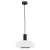 Lampa wisząca szklany klosz SAGUNTO PLUS 8565 biel i czerń - Argon