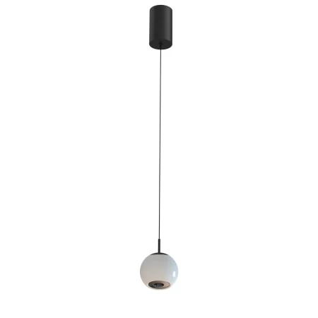 Lampa Wisząca Iliso 1xLED czarna PL0148 - Yaskr