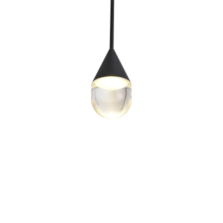 Lampa Wisząca Nata 1xLED czarna PL0104-BK - Yaskr