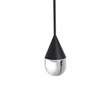 Lampa Wisząca Nata 1xLED czarna PL0104-BK - Yaskr