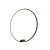 1xLED czarny WL0116-L-BK