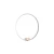 Kinkiet Ringa M 1xLED biały WL0116-M-WH - Yaskr