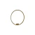 Kinkiet Ringa M 1xLED złoty WL0116-M-GD - Yaskr