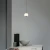 Lampa Wisząca Iliso 1xLED czarna PL0148 - Yaskr