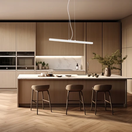 Lampa wisząca nowoczesna LED VERMONT 3950 biała - Argon