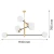 Lampa designerska wisząca CAMERON 5041-Argon
