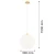 Lampa wisząca szklana kula EVANS 8578 - Argon