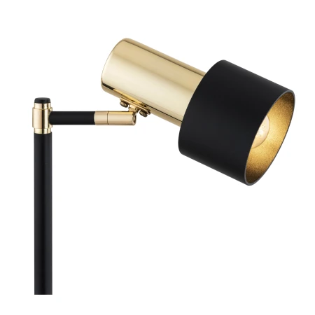 Lampa stołowa czarna ze złotem DORIA 4257 - Argon