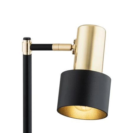 Lampa stołowa czarna ze złotem DORIA 4257 - Argon