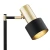 Lampa stołowa czarna ze złotem DORIA 4257 - Argon