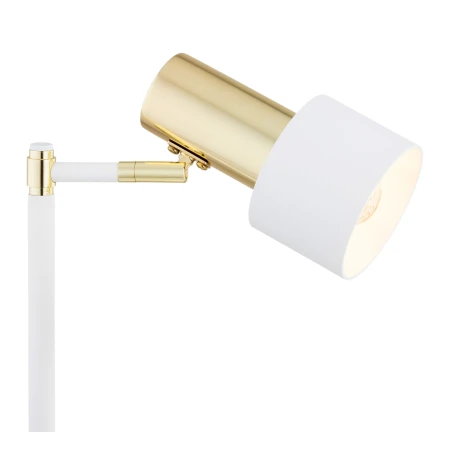 Lampa stołowa biała ze złotem DORIA 4256 - Argon