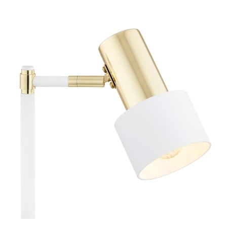 Lampa stołowa biała ze złotem DORIA 4256 - Argon