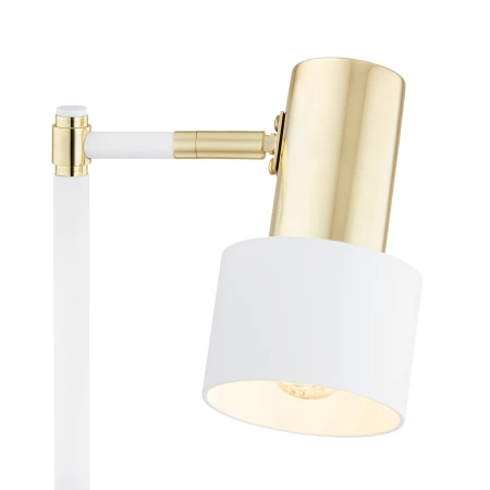Lampa stołowa biała ze złotem DORIA 4256 - Argon