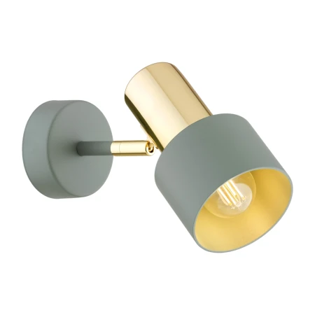 Kinkiet loft DORIA 4315 zielony złoty - Argon