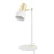 Lampa stołowa biała ze złotem DORIA 4256 - Argon