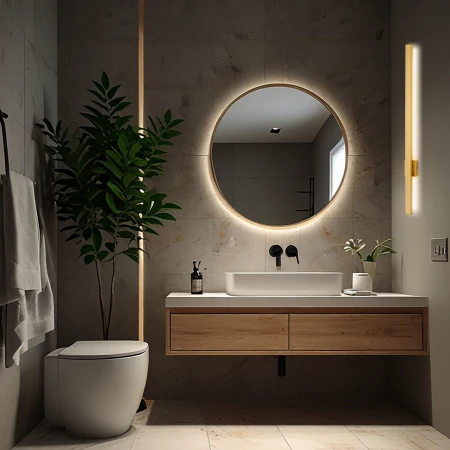 Kinkiet nowoczesny listwa LED ASSE 8063 złoty - Argon