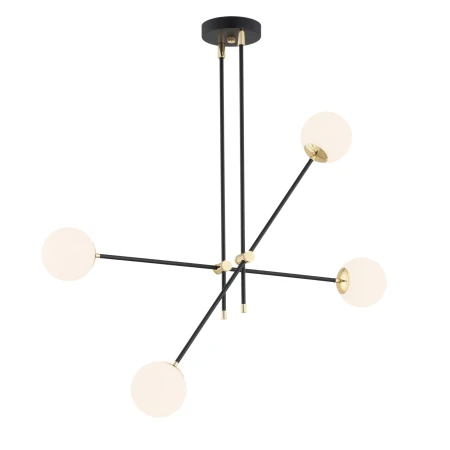 Lampa designerska wisząca ABSTRACT 1696 minimalistyczna czarna - Argon