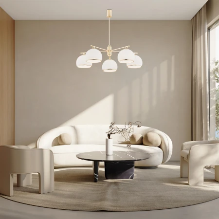 Lampa wisząca żyrandol MARBELLA 2088 glamour szklany - Argon