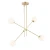 Lampa designerska wisząca ABSTRACT 1695 minimalistyczna złota - Argon