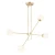 Lampa designerska wisząca ABSTRACT 1695 minimalistyczna złota - Argon